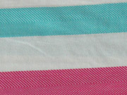 Herringbone jacquard striped knitted fabric